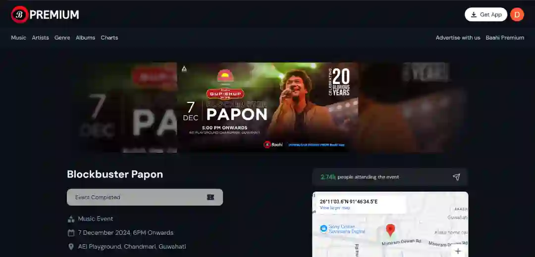 Baahi tickets app preview